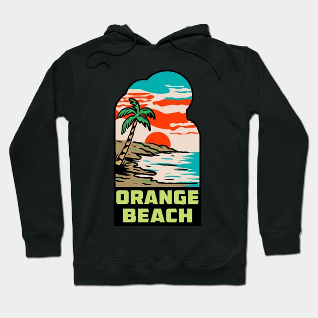 Orange Beach Alabama AL Hoodie by TravelTime